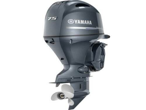 2019 Yamaha 75 HP F75LB Outboard Motor - Image 1