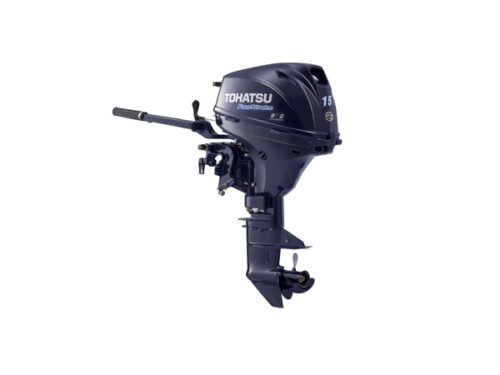 2018 Tohatsu 15 Hp MFS15EL Outboard Motor - Image 1
