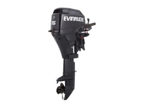 Evinrude E15RG4 15HP Outboard Motor - Image 1