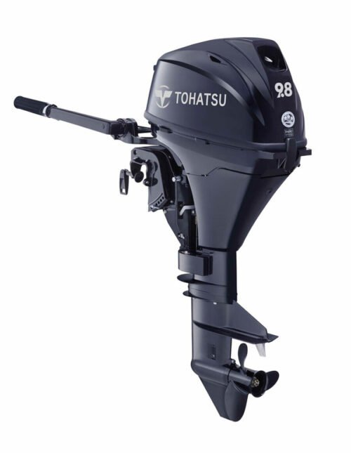 Tohatsu-9.8HP-MFS98BS.jpg Tohatsu 9.8HP MFS9.8BS Outboard Motor - Image 1