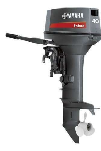 2005 Yamaha 40 HP 3 Cylinder Carbureted 2 Stroke 20" Tiller Outboard Motor