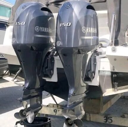 Twin Yamaha 150HP 4 Stroke Outboards For Sale